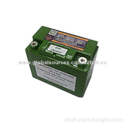 Motorcycle Starting Battery, LiFePO4 Battery Pack, 12.8V/2.2Ah, Long Cycle LifeNew
